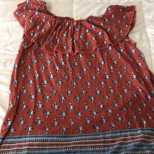 Off the shoulder top